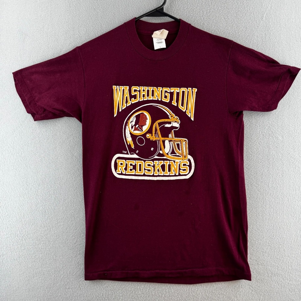 Vintage 80s Washington Redskins Shirt Mens Large (Fits S) Paper Thin USA Single